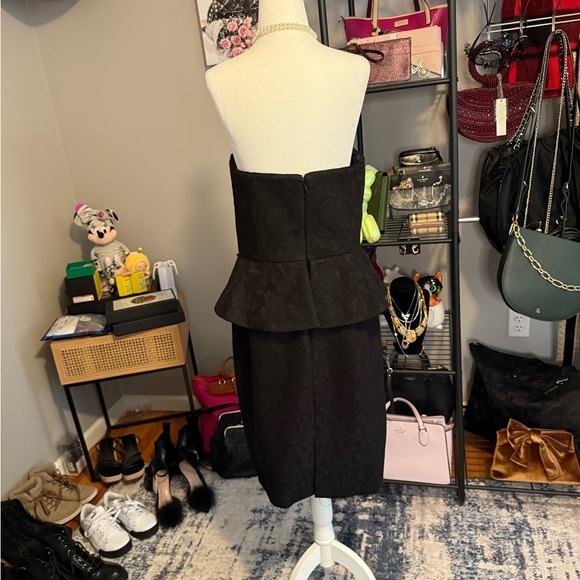 White House Black Market Black Strapless Dress - Picture 12 of 12